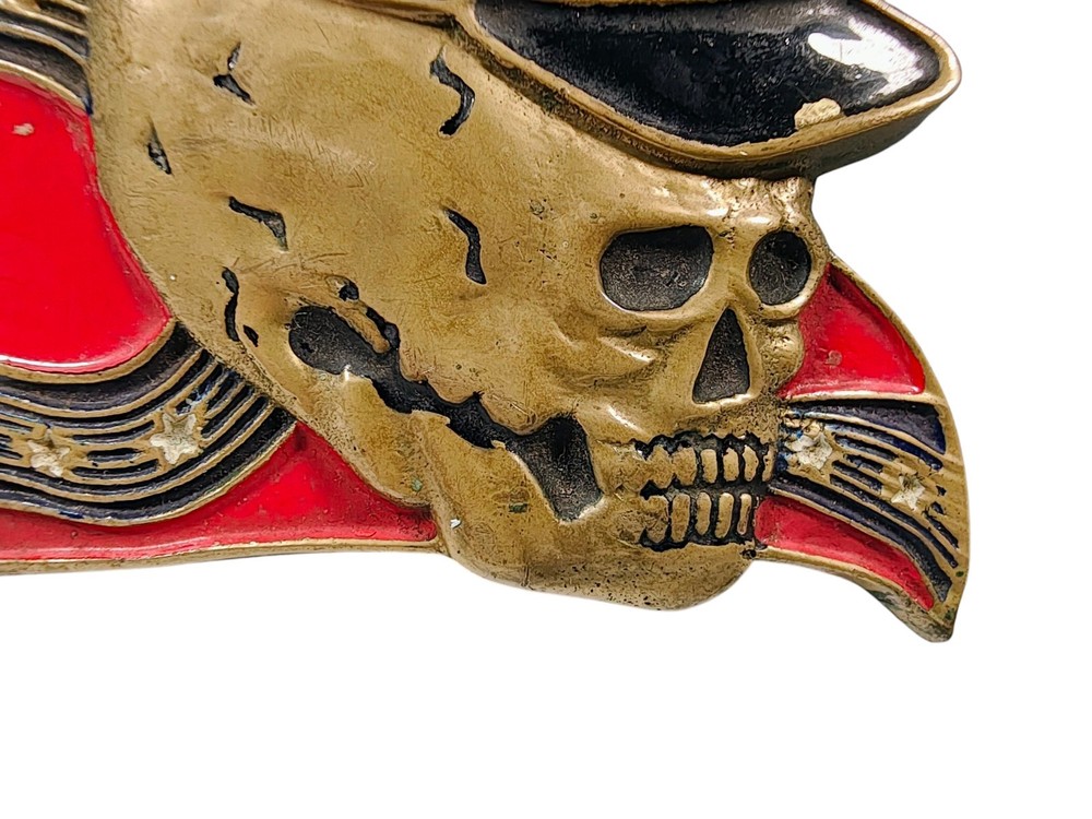 Tanside Ltd Solid Brass Flag Belt Buckle