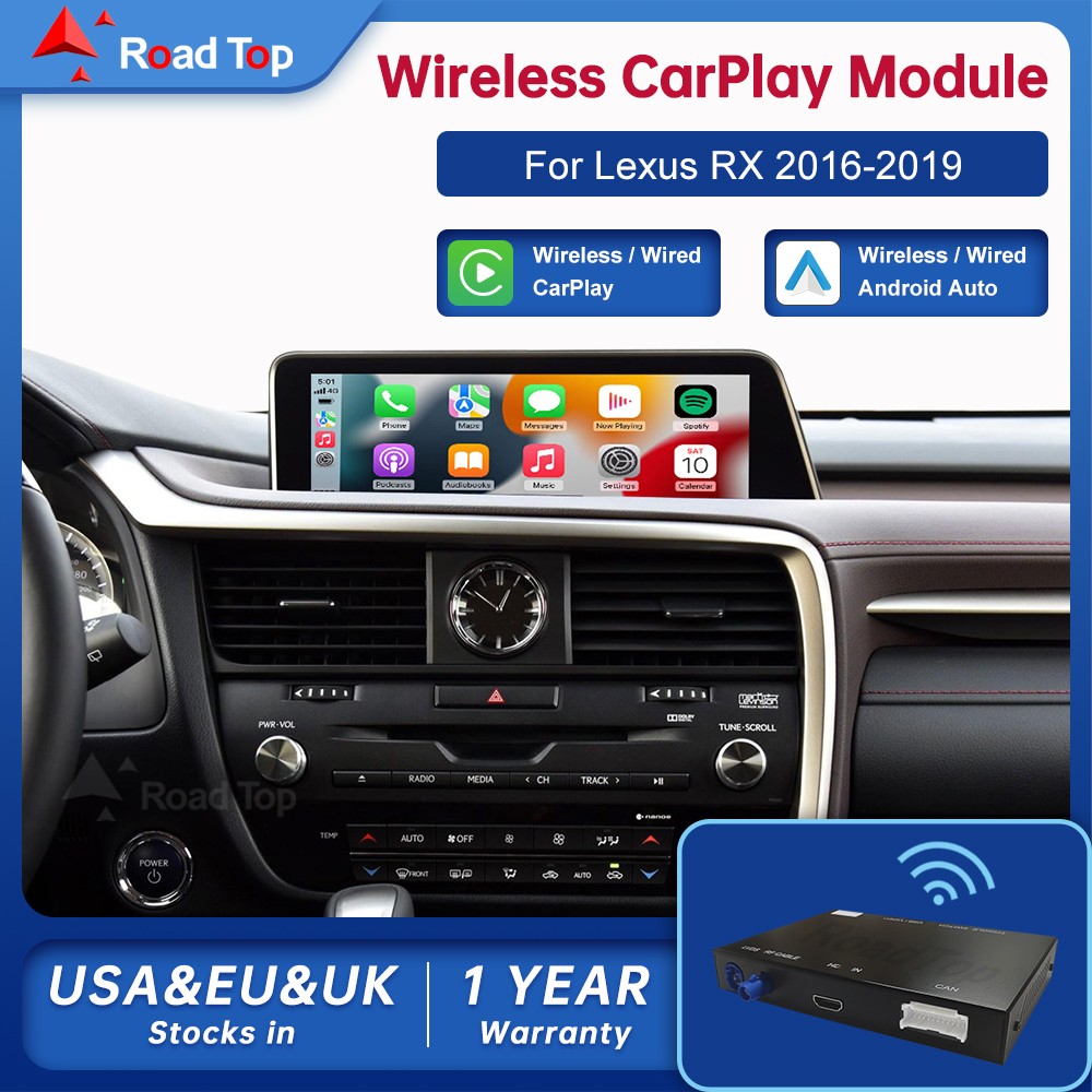 Wireless CarPlay Android Auto High Configuration Module For Lexus RX 2016-2019