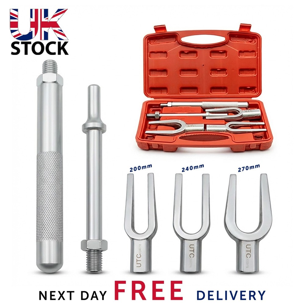 5-Piece Ball Joint Separator Pickle Fork Tool Set Tie Rod Removal Tool