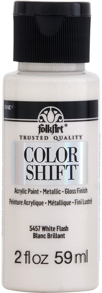 FolkArt Color Shift Paint 2oz-White - 3 Pack