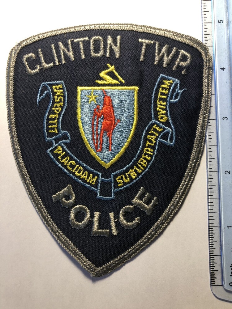 Clinton Township Massachusetts Police Patch