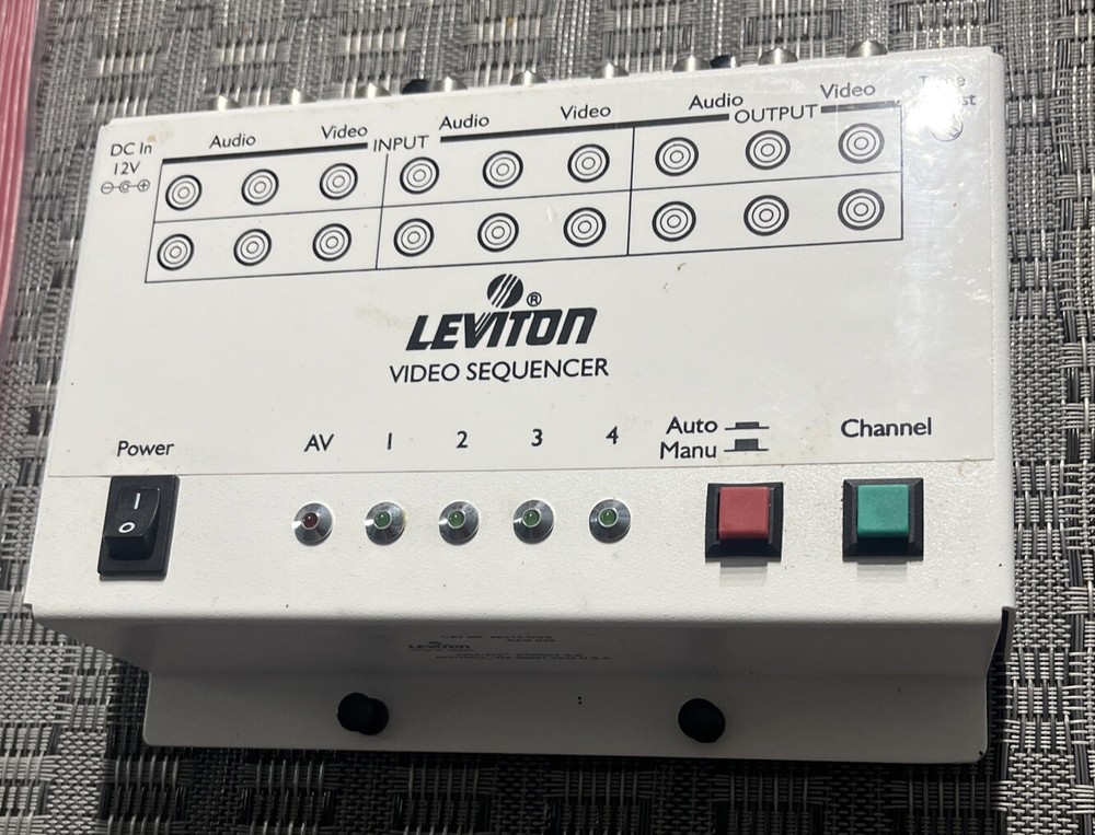 Leviton Video Sequencer Cat. 48213-CVS USED