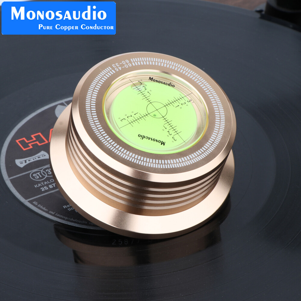 60Hz Record Weight Turntable Vinyl LP DISC STABILIZER STROBOSCOPE GRADIENTER