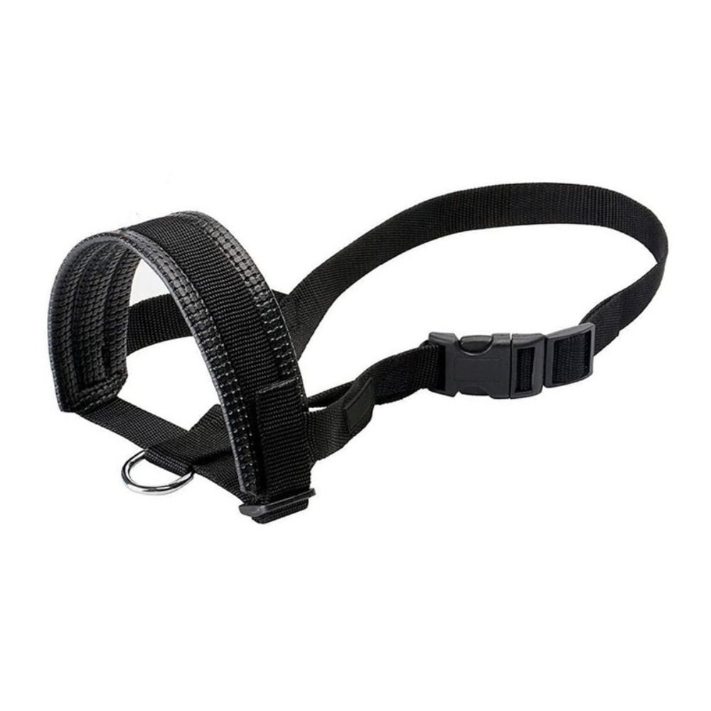 Adjustable Anti-Biting Dog Muzzle Safe Collar Muzzle Pet Traction Halter Leash`