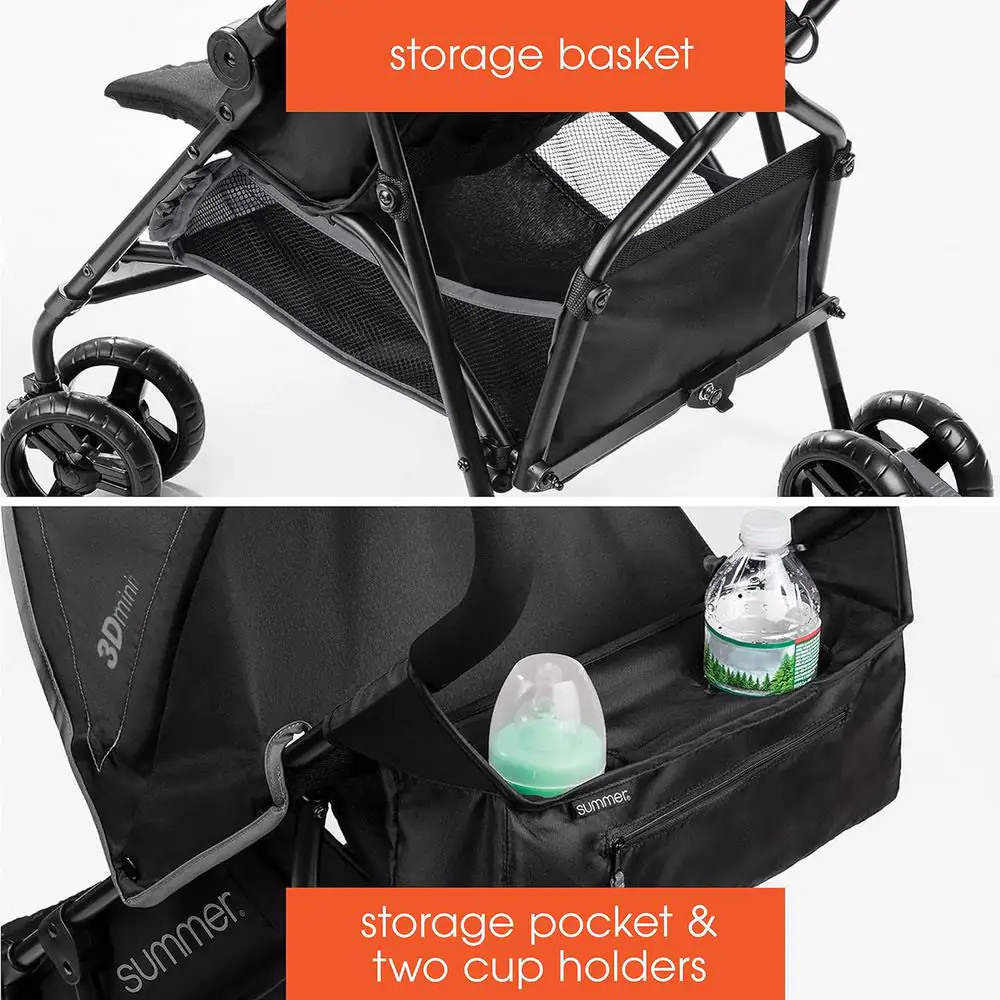 3D Mini Stroller in Gray