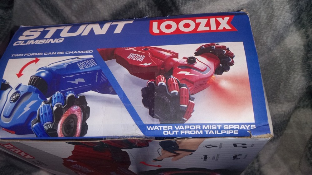 LOOZIX Gesture Sensing RC Stunt Car, Lights, Music, Hand Gesture Remote Control
