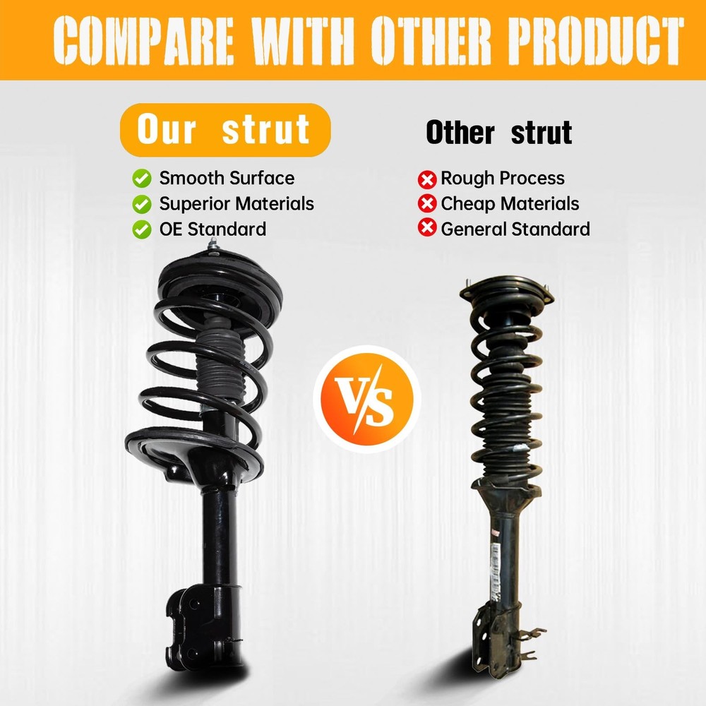 Front Struts with Coil Springs for 2007-2009 Santa Fe 11285