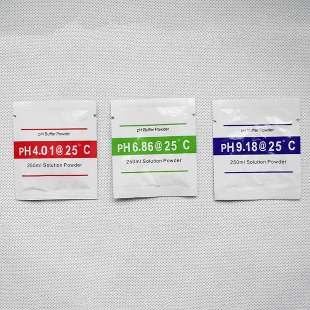 15 Pack pH Buffer Powder Calibration Solution 4.01 6.86 9.18 for Meter Tester 11