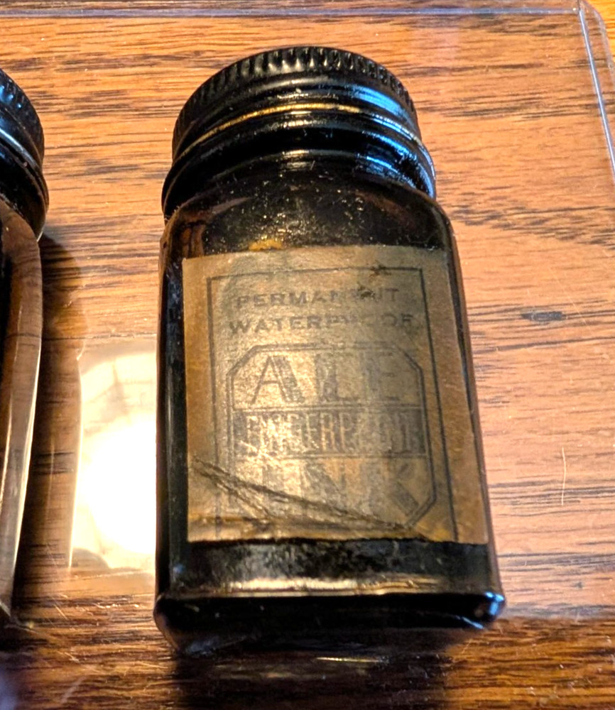 Vintage 1920's ACE FINGERPRINT PAD SET