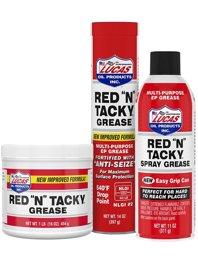 10005 Red 'N' Tacky Grease 14 Ounce