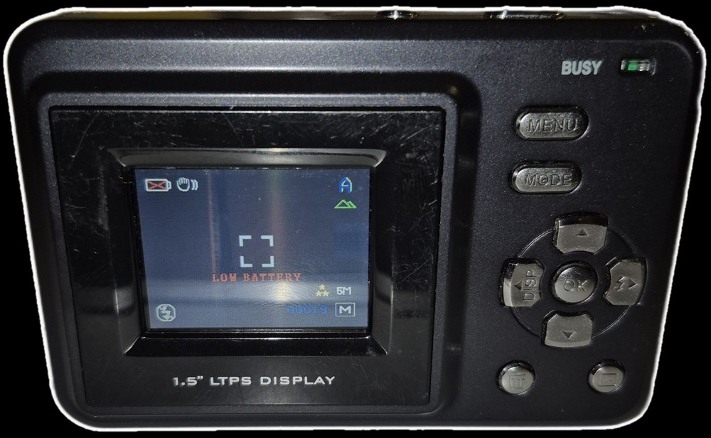 Technika TKSWS09 5.0MP Compact Digital Camera. Black Tested & Working