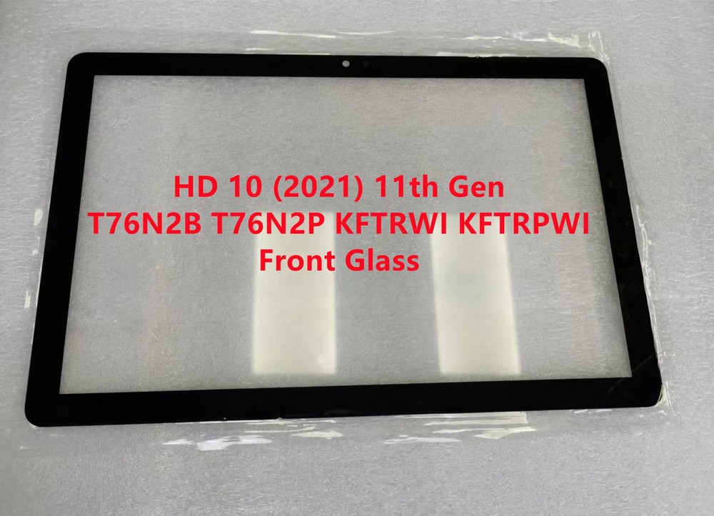 For Amazon Fire HD 10 (2021) 11th Gen Front Glass Touch Outer Panel With OCA