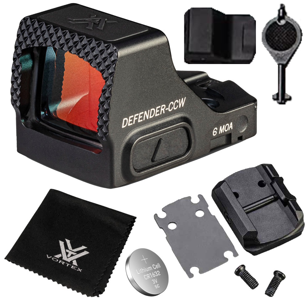 Vortex Optics Defender-CCW 6 MOA Red Dot DFCCW-MRD6