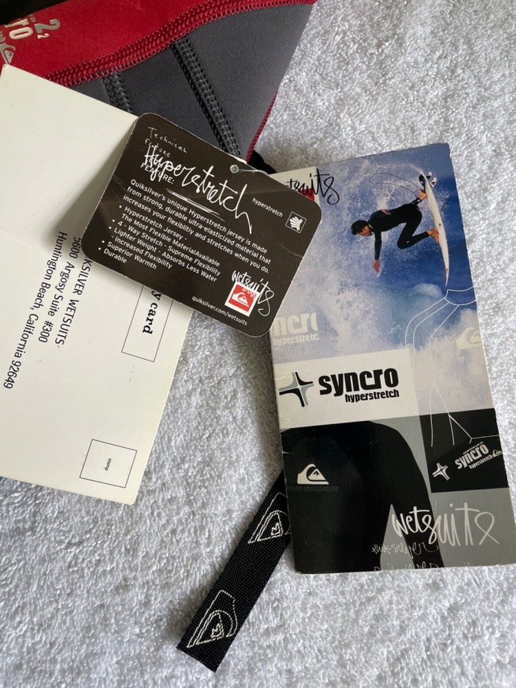 Quicksilver Syncro Wetsuit Size Youth 2