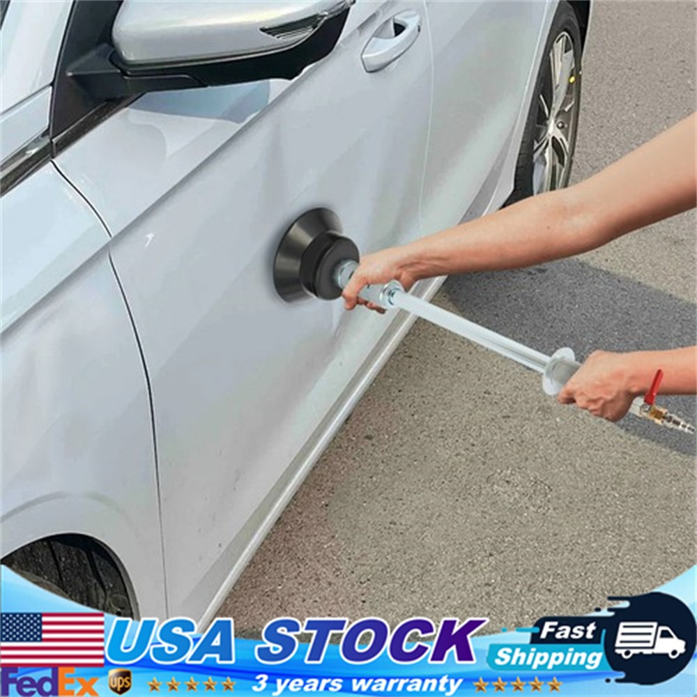 Silver Air Pneumatic Dent Puller Pneumatic Puller Hammer with 3 Suction Cups