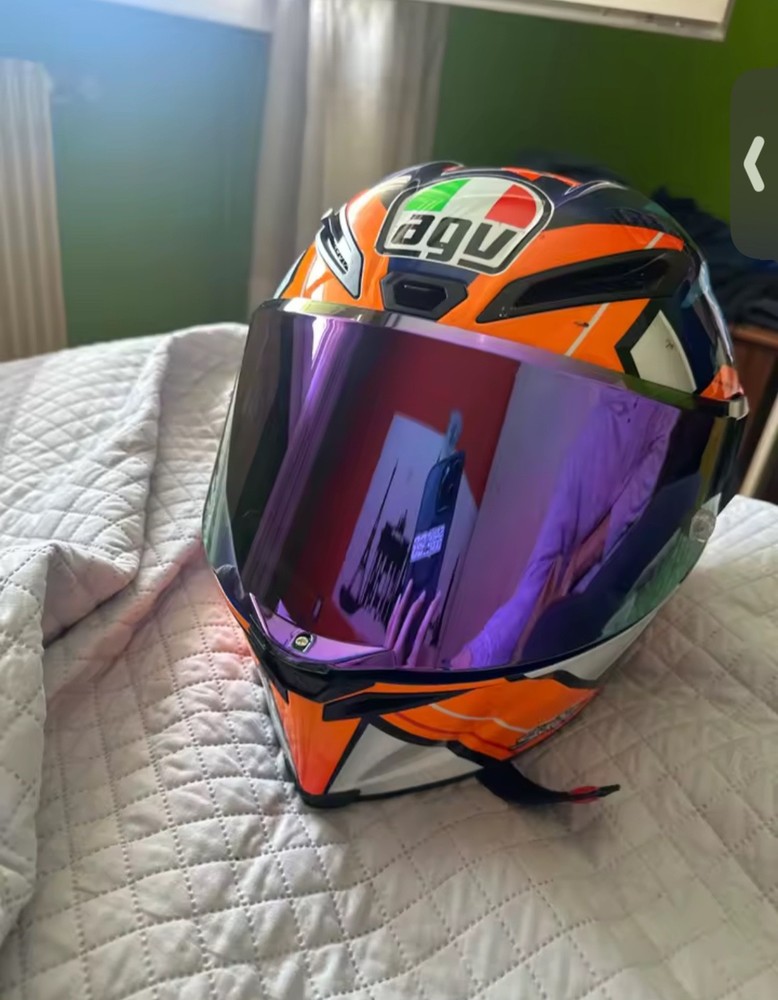 Bmw M Race PRO Visor Lens Purple silver