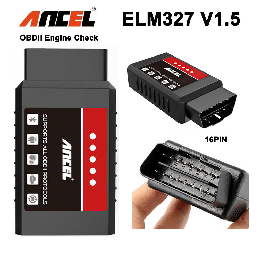 Ancel ELM327 Bluetooth Code Reader OBD2 Scanner Automotive Diagnostic Scan Tool