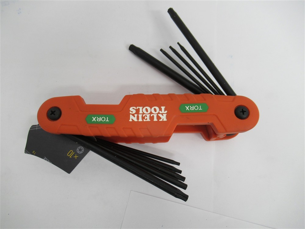 Klein Tools 70550T 10 Piece Folding Hex Key Set