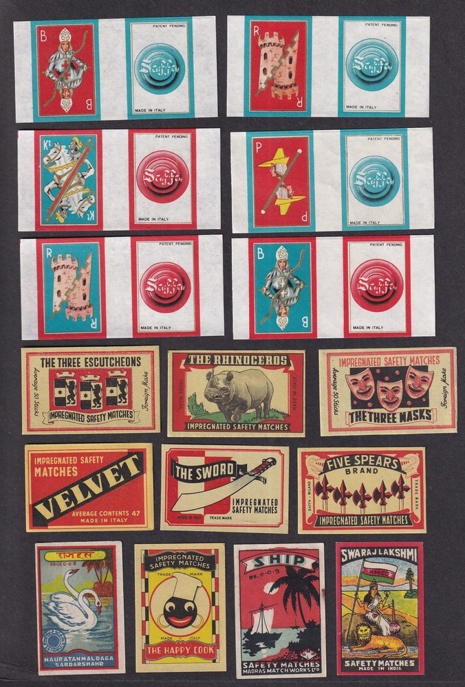 Matchbox labels collection (50)