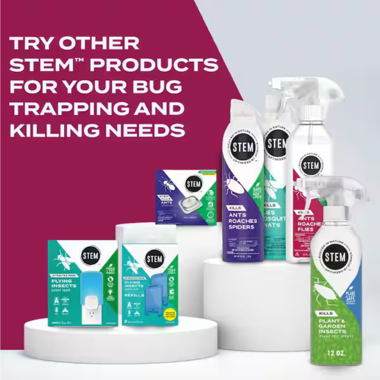STEM Kills Ants, Roaches, Flies, Plant-Based Active Ingredient Insect Killer