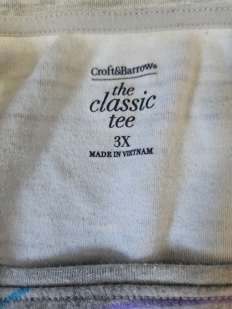 Croft & Borrow 3XL Striped Tee