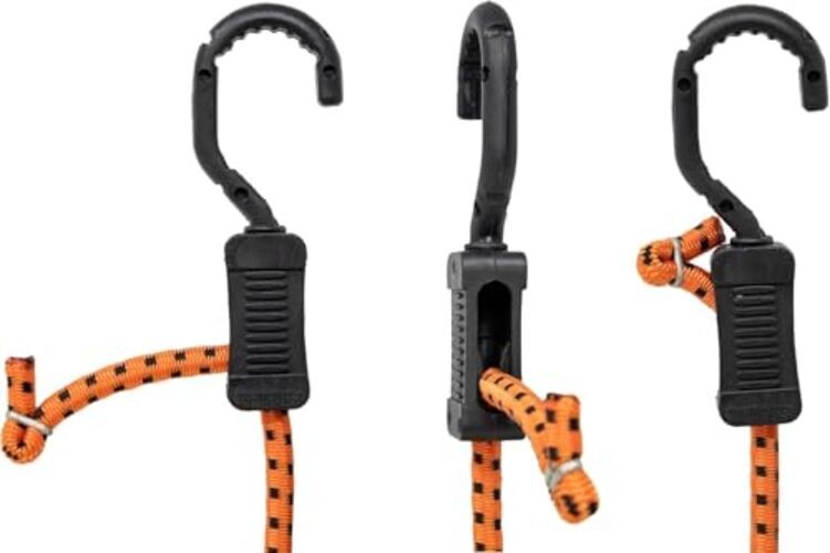MABC-ASMT All- Purpose Bungee Cords with Hooks, Assorted Adjustable