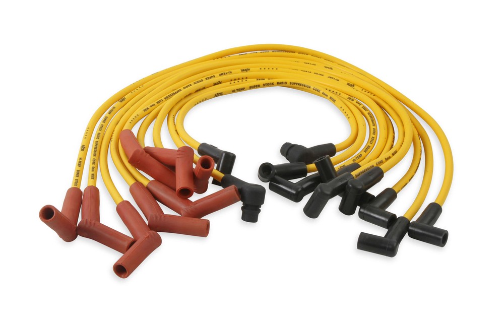 ACCEL 4056 Super Stock Spark Plug Wire Set - 8mm - Custom with Graphite Core -