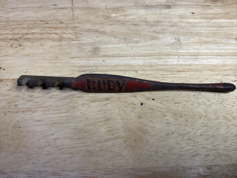 Ruby Glass Cutter Tool DIY Crafting Cutting Used - Vintage