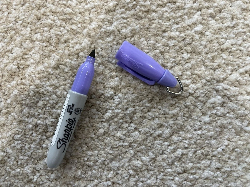 Sharpie 35114 Lilac Mini Permanent Markers, Fine Point, 3 each