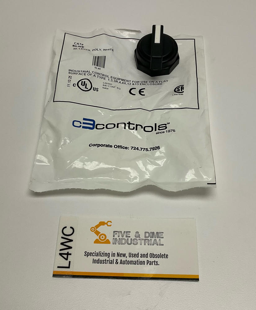 C3 Controls  SLWE  30mm Poly White Switch Lever for use on Flat Type