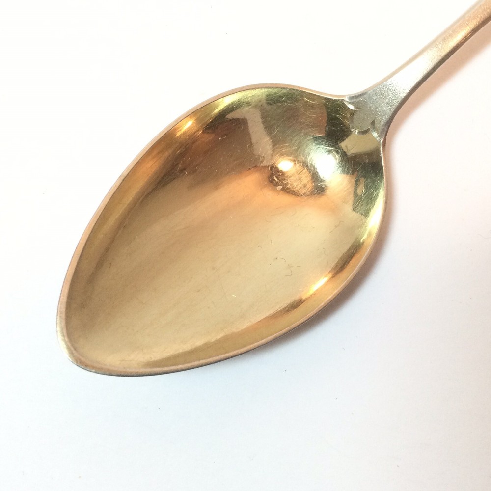 Rare Carl Heisler Engraved Teaspoons 800 Silver