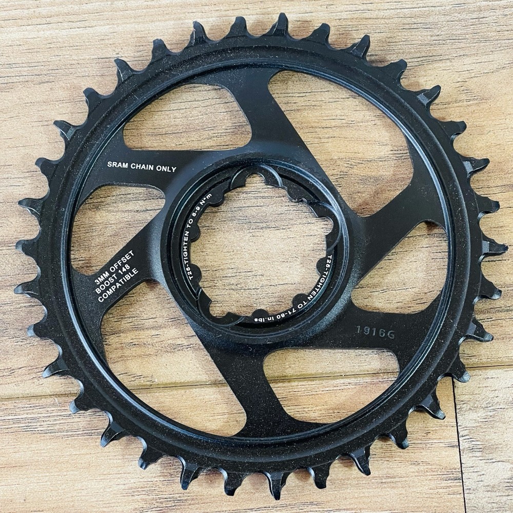 SRAM X-Sync Eagle 34T Direct Mount Chainring Boost 148 3mm Offset Black