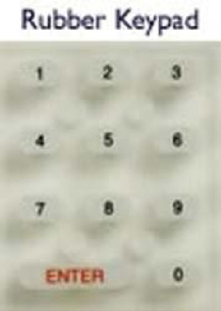 Domino Garage Keyless Entry / Keypad Replacement RUBBER NUMBER PAD ONLY