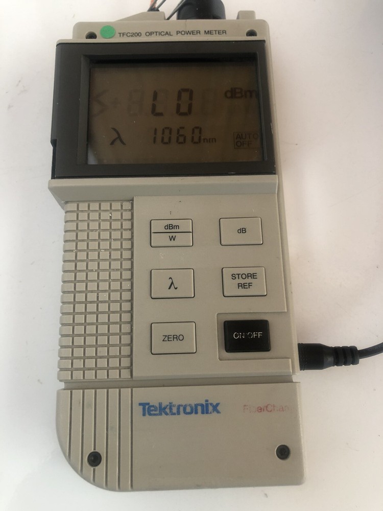 Tektronix TFC200 Optical Power Meter, Power-on