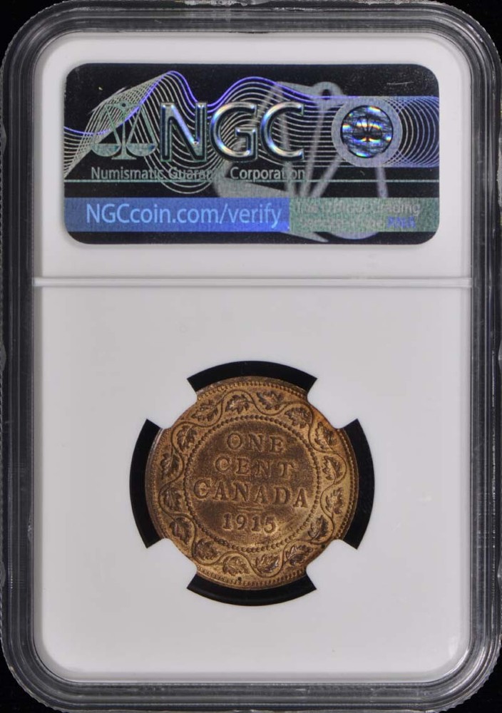 1915 CANADA 1C NGC MS64RB