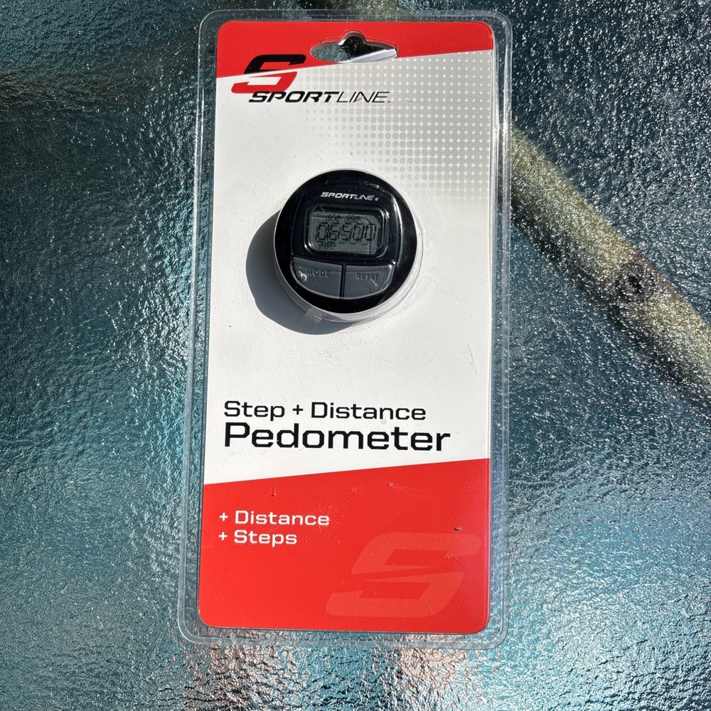 Sportline Step + Distance Pedometer Goal Tracker