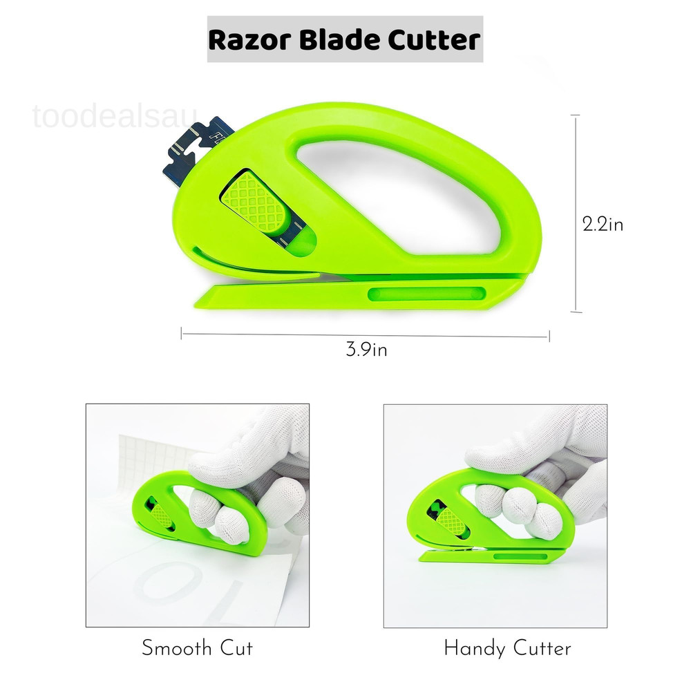 Premium Vinyl Wrap Tool Kit: 7PCS Car Installation Tools with Green