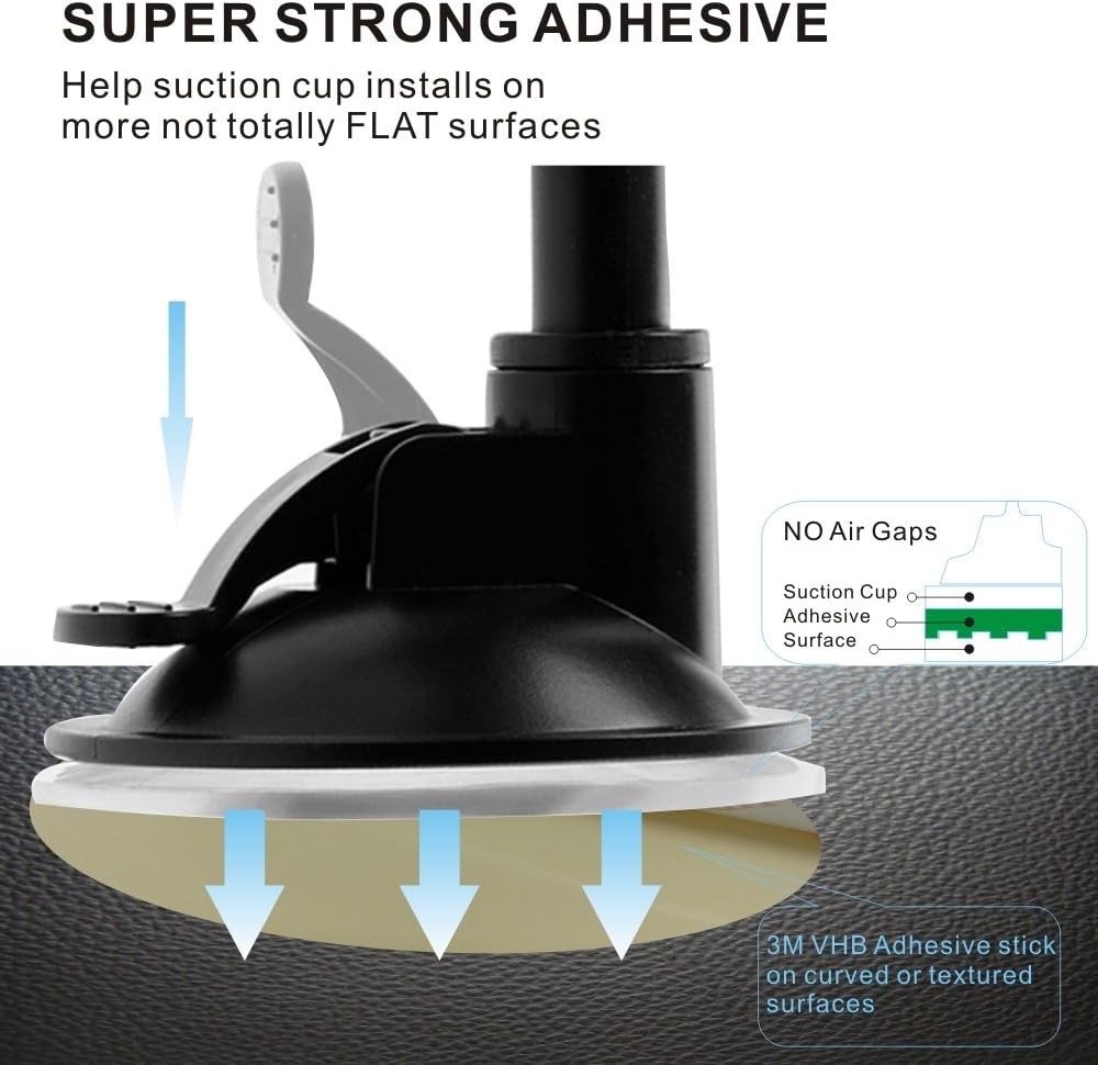 Suction Cup Double Sided Adhesive Pad 8PACK Mount Disk Hook Transparent