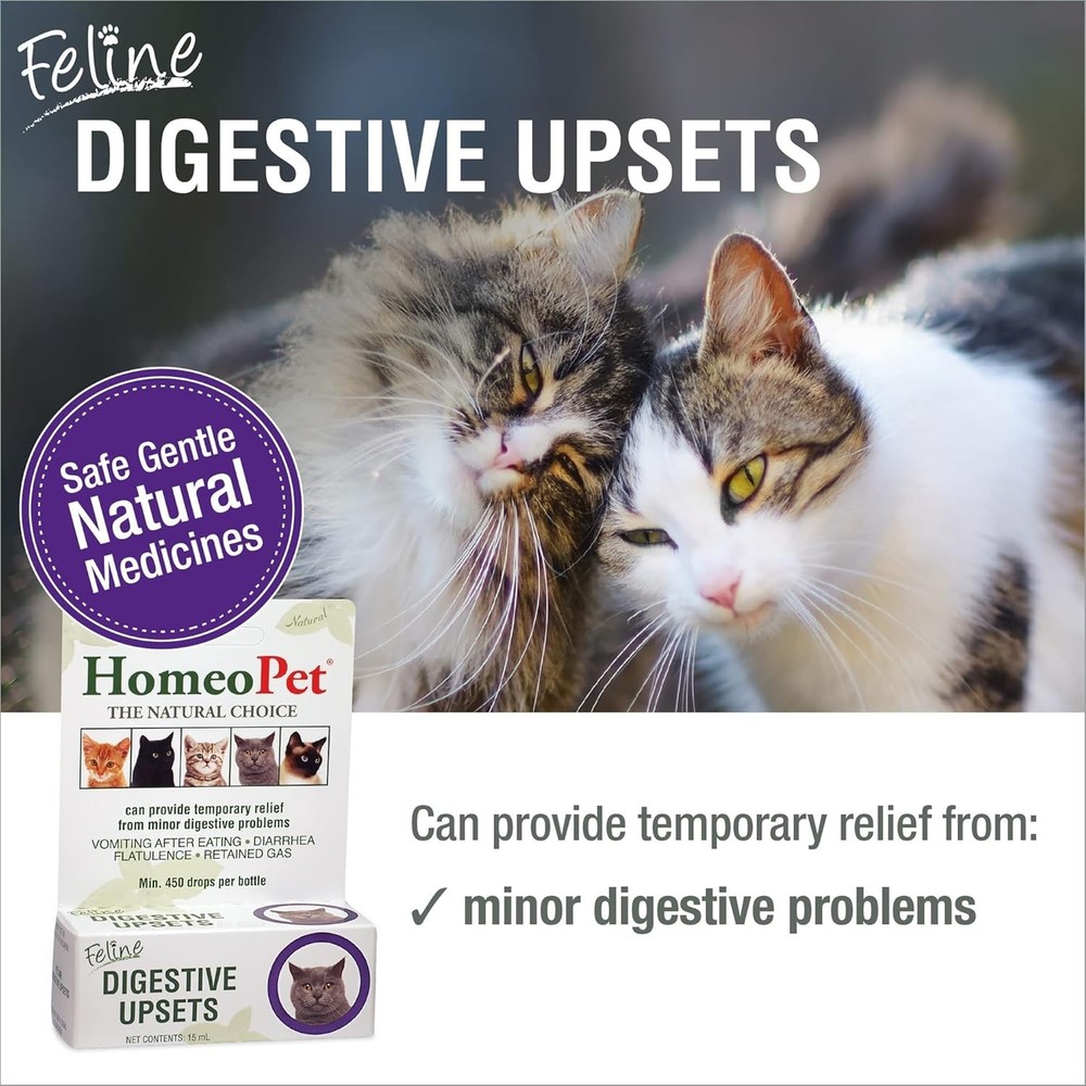 Gentle Digestive Support for Cats - 15ml Liquid Supplement (No Side Effects)