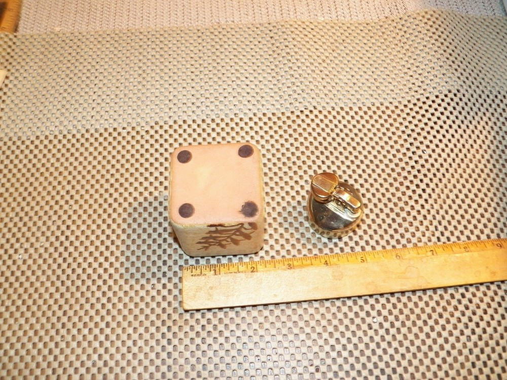 Vintage POTTERY CRAFT Stoneware Table Lighter - No Spark!