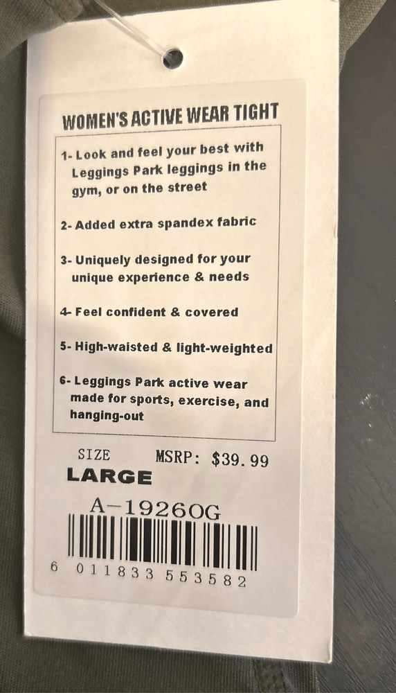 Leggings Park Leggings Size Large