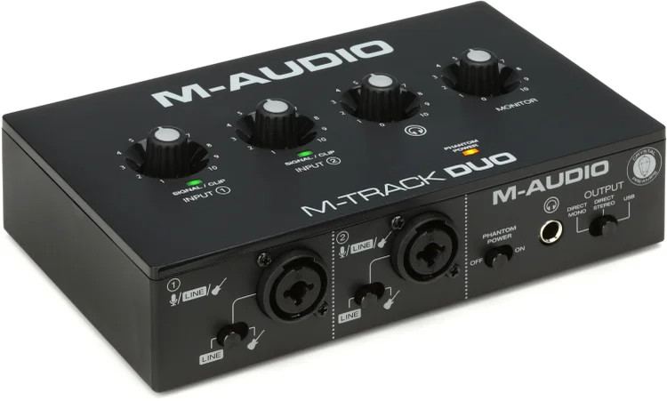 M-Audio M-Track Duo USB Audio Interface