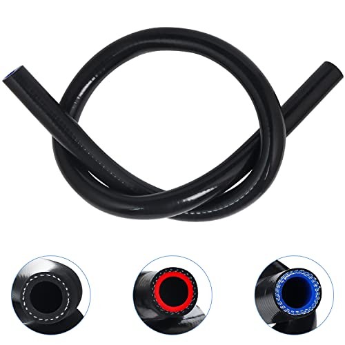 (ID:6MM) 1.5 M Silicone Heater Hose Coolant Radiator 1/4"X5FT 1PLY Reinforced