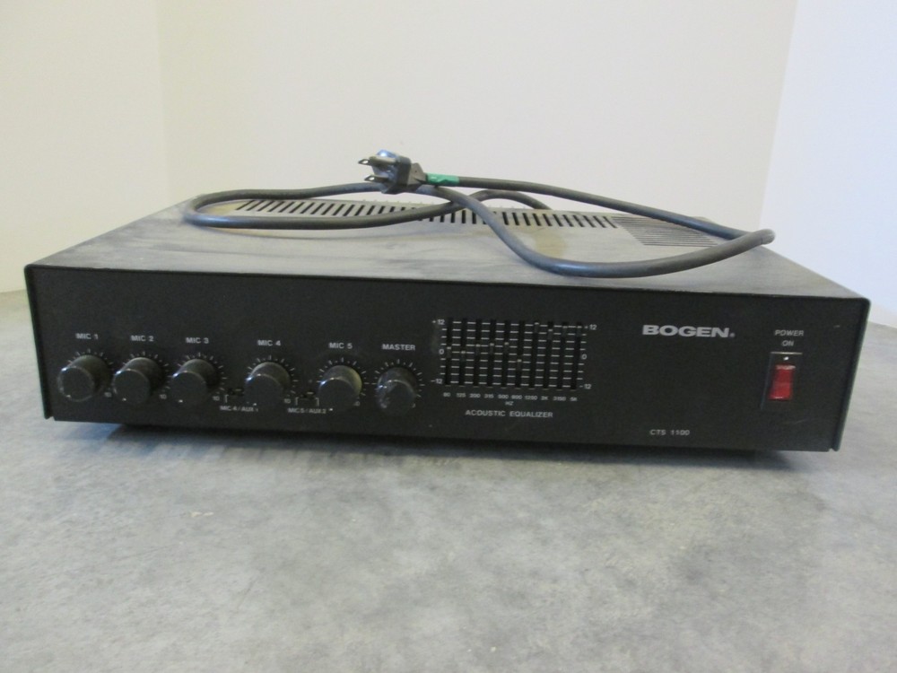 Bogen, Acoustic Equalizer, CTS-1100, Used
