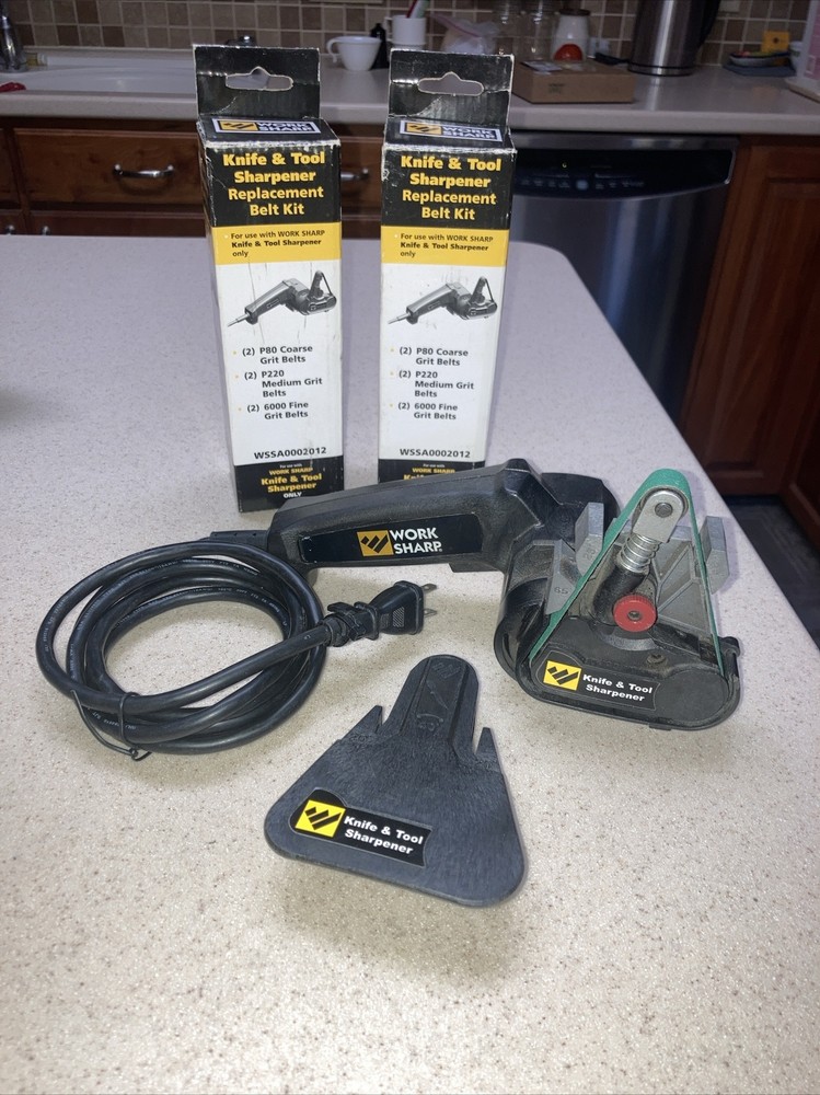Work Sharp Knife & Tool Sharpener  Black  WSKTS + Extras