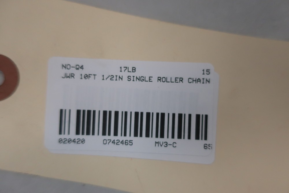 Iwis Single Roller Chain 10ft 1/2in