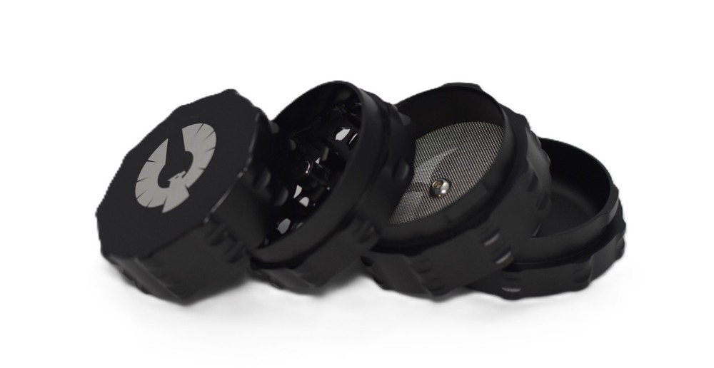 Phoenician - Medium 4 Piece Black Grinder Authentic