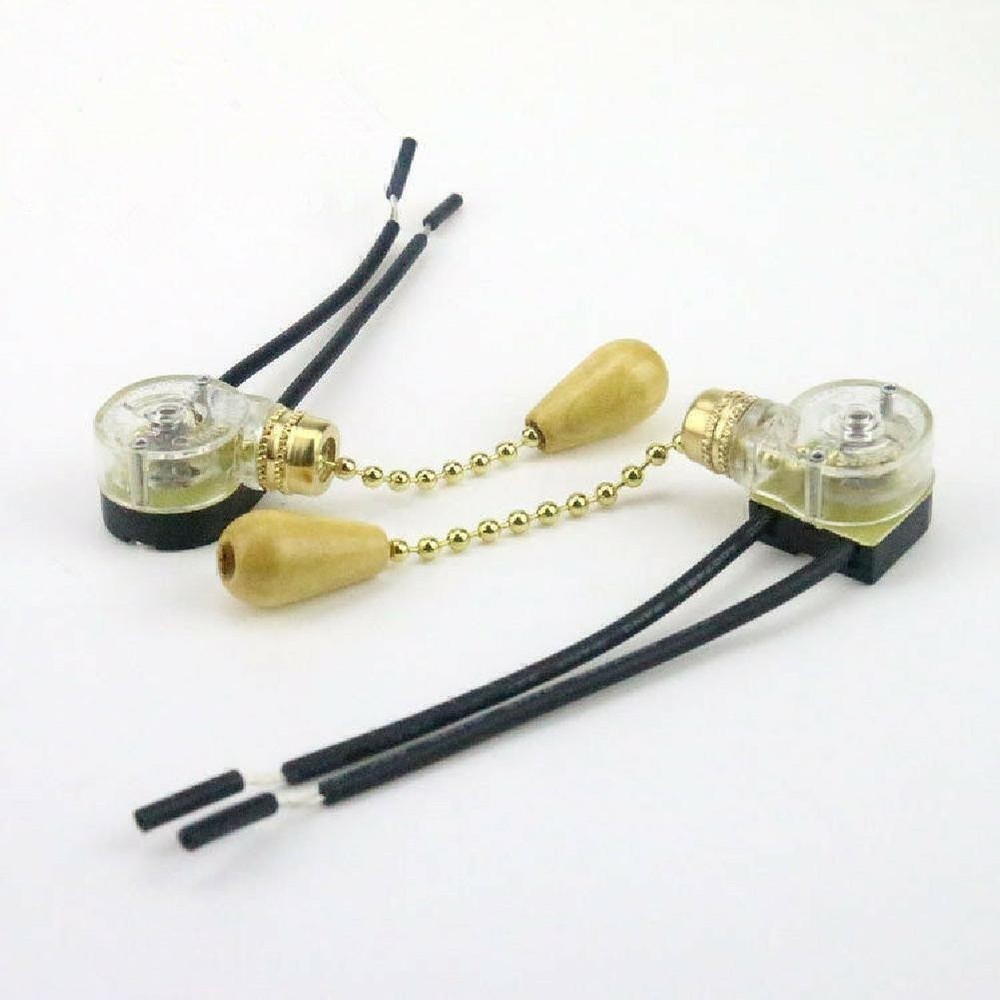 4Pack 5cm/1.9" Fan Light Wall Light Replacement Chain Type Pull Switch NEW