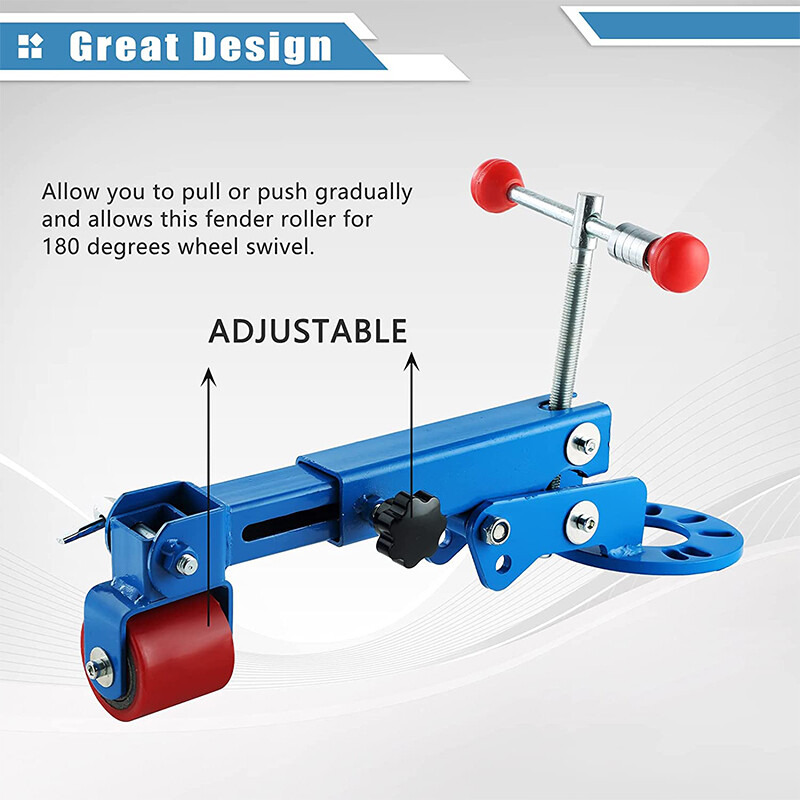Fender Roller Tool Lip Rolling Reforming Extending for Automobile Maintenance
