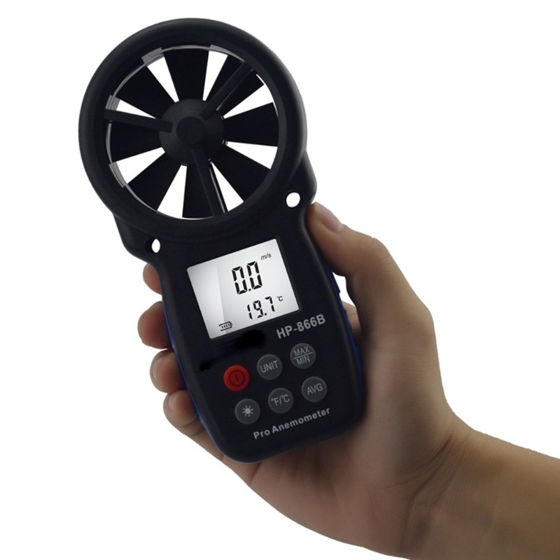 easy to read Wind Speed Detectors with Backlight Digital Display for